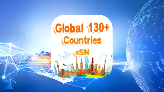 Universal 4G/5G eSIM | DayPass /Total | 500MB/day-total 30GB | 1-30 days | 24-hour system | QR code