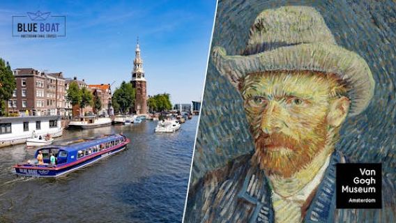 Gray Line Canal Cruise with Snackbox & Van Gogh Museum