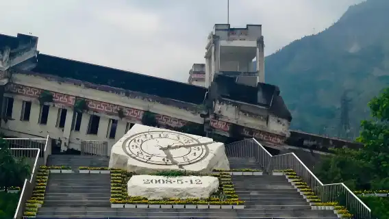 Depart from Chengdu: Wolong Shenshuping Base of Giant Pandas + Yingxiu Epicenter Site + Dujiangyan attraction