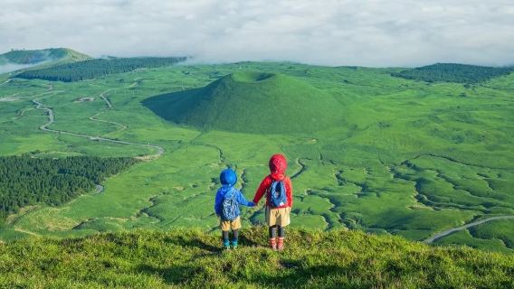 Trasferimento gratuito per il Monte Aso: tour di un giorno al Monte Aso + Kusasenri + Onsen di Kurokawa