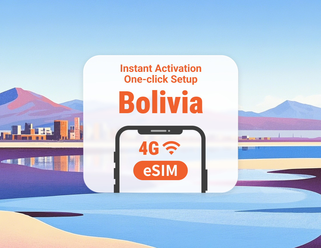 Bolivia eSIM | 3–30 Days Data | In-App Activation | Instant QR Delivery