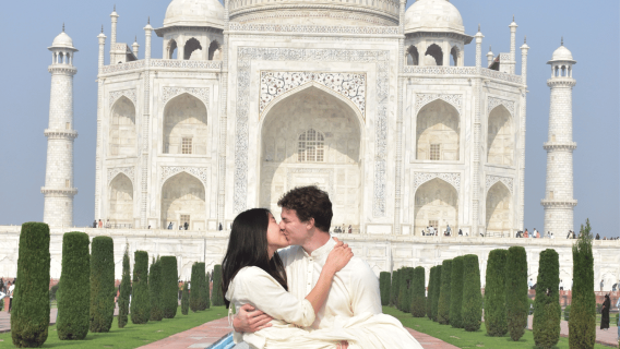 Amanecer en el Taj Mahal/Excursión de un día desde Delhi en coche con comida