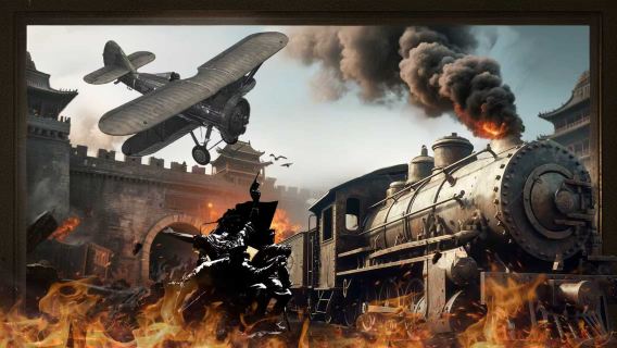 show/concert ticket for the large-scale war reenactment performance "Ancient City Beacon Fire"