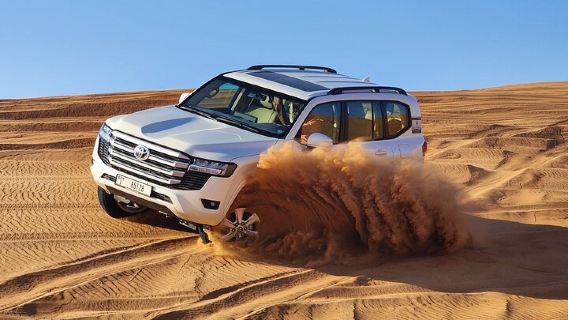 Desert safari in Dubai Red Dunes with BBQ VEG Dinner & Quad Bike