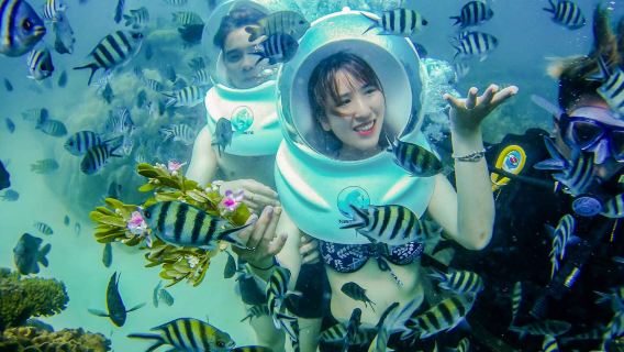 Aventura en el paseo marítimo de la bahía de Nha Trang y almuerzo tradicional de mariscos