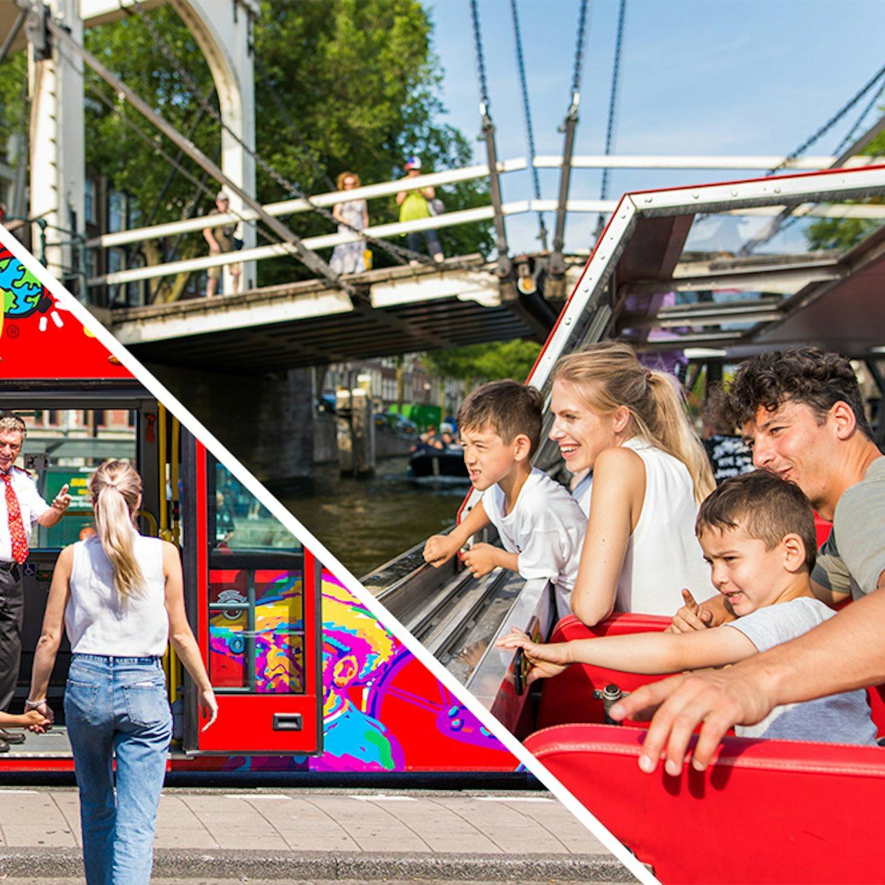 City Sightseeing Amsterdam: Hop-on Hop-off Bus + Boat Tour