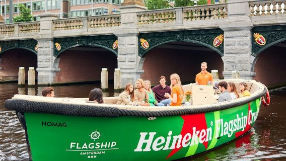 Amsterdam: Flagship Open Boat Canal Cruise