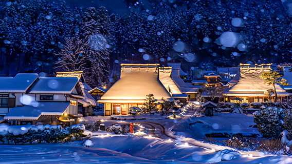 Winter-exclusive Day Tour: Amanohashidate + Ine no Funaya + Kayabuki No Sato Snow Lantern Festival