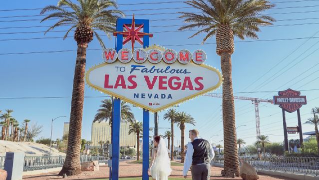 Momen Trip di Las Vegas, Amerika[Paket foto pernikahan global di Las Vegas, Amerika dengan pemotretan perjalanan dan foto pendampingan]