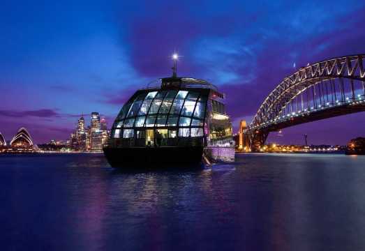 [Limited-Time Offer - Free Half Lobster] Sydney Dinner Cruise on Clearview Glass Boat (4-Course Dinner + Wine) AUD 152.18