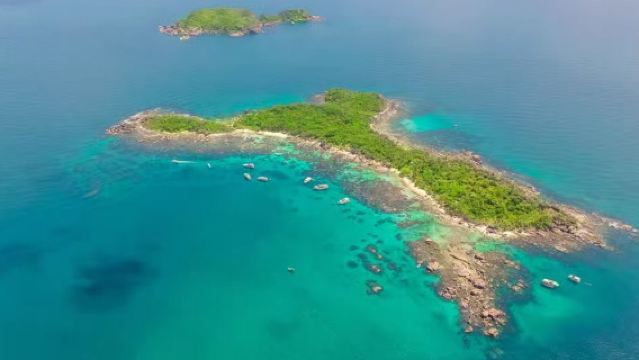 베트남 푸꾸옥 섬 OP 다이브 센터 낚시+스노클링 당일 치기 여행 대형 보트로 2개 섬 탐방+점심+장비 제공