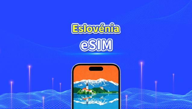 eSIM Eslovênia | Dados de alta velocidade | 5G/4G | Pacote diário/de dados | 24 horas | 1-30 dias | Código QR