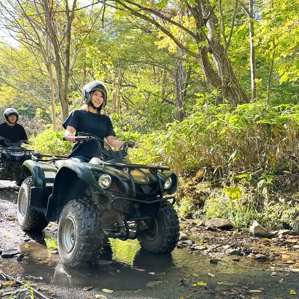 北海道札幌｜ATVマウンテンバイクアドベンチャー体験（無料送迎・英語