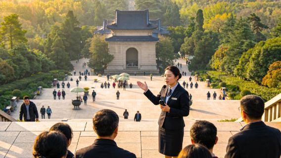 鐘山風景 音樂台+中山陵景區+美齡宮+贈送景區小交通+耳機導覽