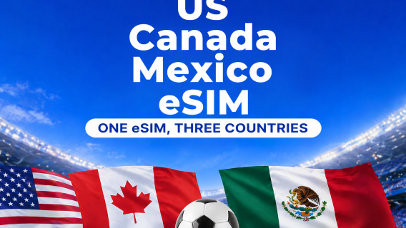 United States, Canada & Mexico 4G/5G eSIM | Daily package/Total package | 500MB/day-30GB | 1-30 days | 24-hour format | QR code