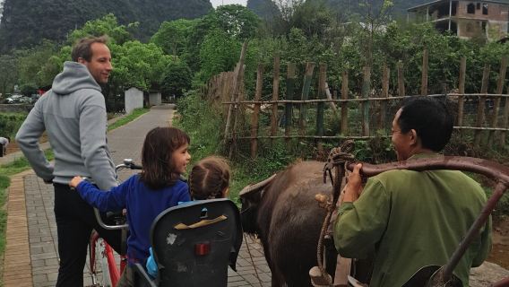 Yangshuo: Puolen päivän maaseutupyöräily Yangshuossa/Guilinista kohtalaisella vaativuustasolla