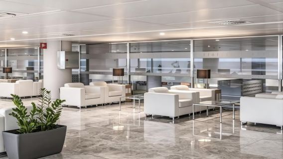Biglietto per la lounge VIP all'Aeroporto di Alicante|Lounge VIP ALC|Attesa/Transito/Ristorazione self-service|Viaggio confortevole