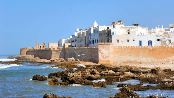 Marrakech to Essaouira: Medina, Seafood & Beach Tour