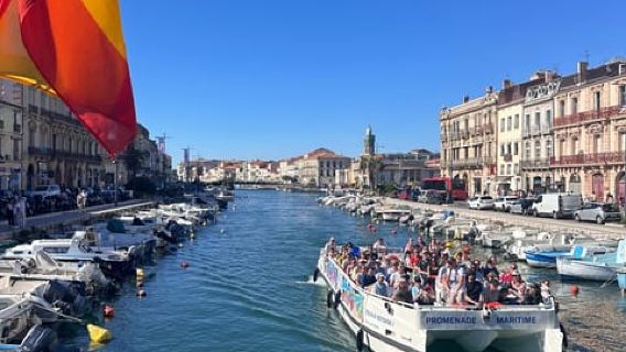 Escale Sétoise : visite 3-en-1 de Sète via les canaux, la mer et la lagune