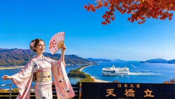 Kyoto Amanohashidate & Ine Boat Houses & Ine Bay Cruise Join-in 1-day Tour (Departing from Osaka/Kyoto)