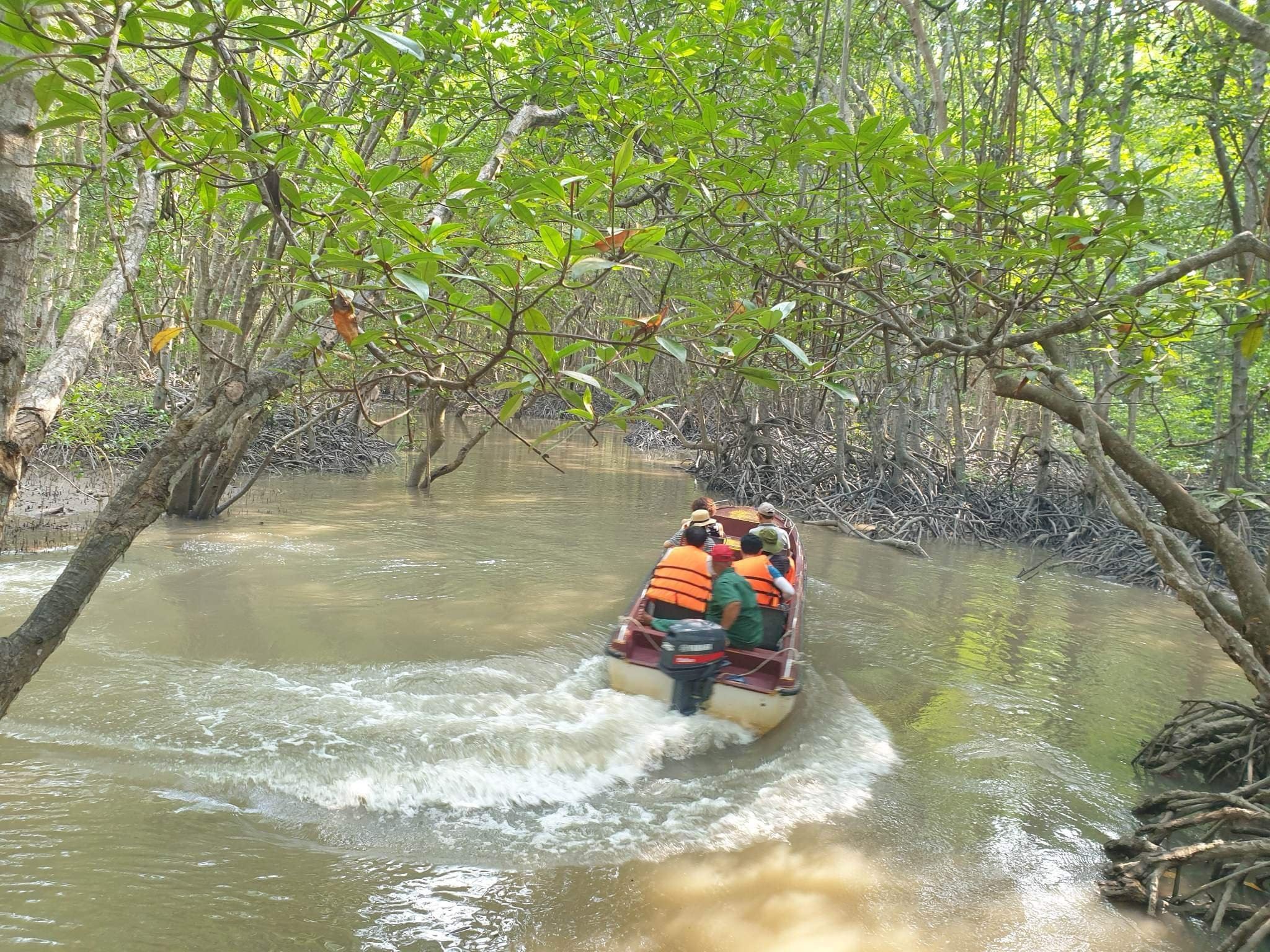 Vietnam Ho Chi Minh City Can Gio Monkey Island Biosphere Reserve 1-day tour, including lunch and speedboating