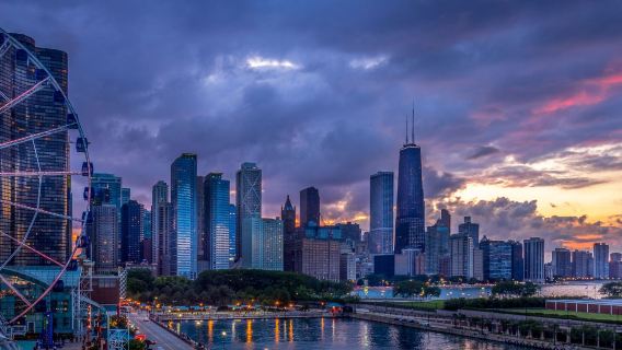 美國芝加哥唐人街+藝術博物館+海軍碼頭+林肯公園動物園一日遊