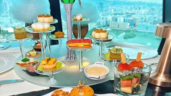 Menara Makau - tiket masuk utama+ makan malam prasmanan Restoran Berputar 360°