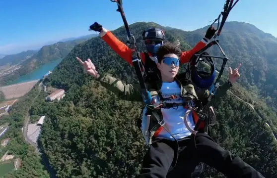 長沙北山滑翔傘基地滑翔傘飛行體驗【早鳥票/學生票/全日票 飛行高度310米/520米可選+贈送保險】
