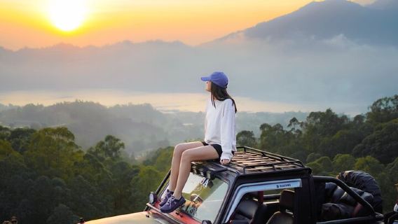 Excursion en jeep au lever du soleil sur le mont Batur avec activités optionnelles