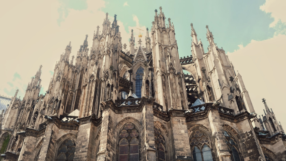 Germany + Cologne Cathedral + Cologne Cathedral Treasure House + Rhine Park + Cologne Governor's Palace