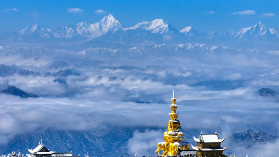 峨眉山樂山大佛一日遊跟團行程導遊導覽&含門票&餐&三環內接早~