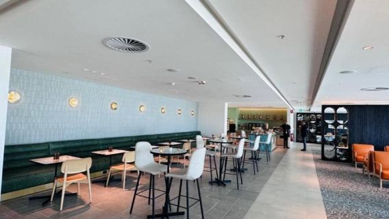 Aeropuerto de Adelaida (ADL): Entrada a la sala VIP Plaza Premium