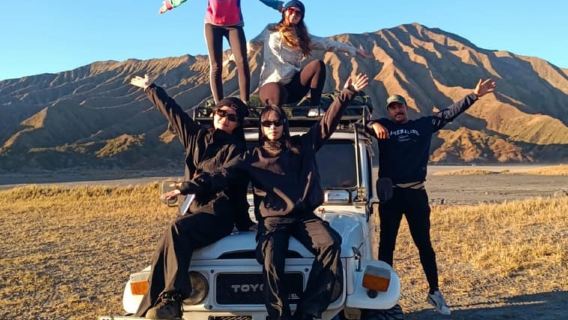 SHARED Bromo Jeep Tour include tickets From MALANG