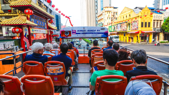 vé xe buýt ngắm cảnh hop-on hop-off tại Kuala Lumpur