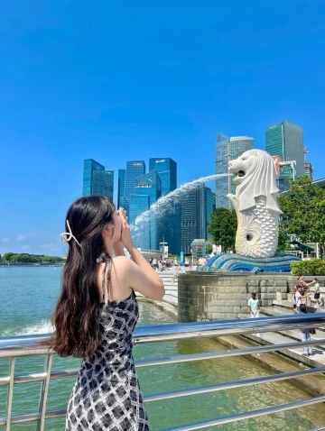 Lawatan sehari Singapura dengan pemandu pelancong berbahasa Cina, Merlion Park, Haji Lane, Marina Ba