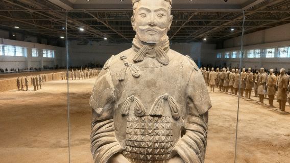 Xi'an: Tour exclusivo por el Museo de los Guerreros de Terracota y Caballos de Qin Shihuang con almuerzo en una familia local