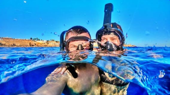 從沙姆沙伊赫出發的蒂朗島浮潛遊船之旅，含燒烤