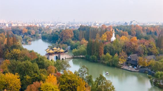 Lawatan setengah hari ke Tasik Shouxi Yangzhou [Penerangan berpandu oleh pakar selama 1.5 jam] Pilihan sesi pagi/petang