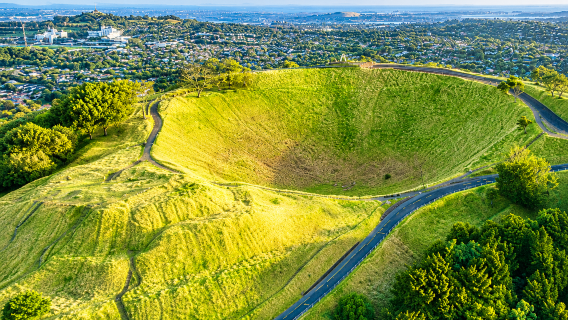 Tour 1 ngày núi Eden Auckland + bãi biển cát đen bờ Tây + đảo chim (Đoàn nhỏ)
