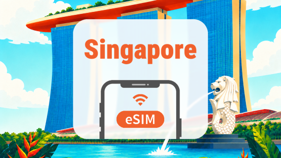 Singapore eSIM | Dual Network • All AI & TikTok | 1–30 Days | QR Code
