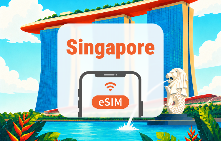 Singapore eSIM | Dual Network • All AI & TikTok | 1–30 Days | QR Code