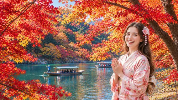Lawatan Sehari Kyoto & Arashiyama & Nara | Laluan Buluh + Togetsukyo + Fushimi Inari + Taman Nara