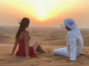 The Sunrise Desert Safari in Abu Dhabi 