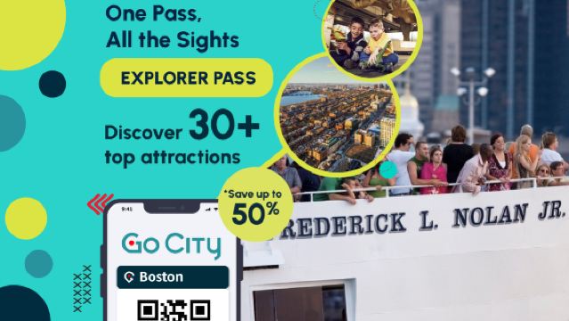Go City ボストン自選パス【公式運営/30以上の人気観光スポット/ボストン美術館/フリーダム トレイル】|ボストンエクスプローラーパス