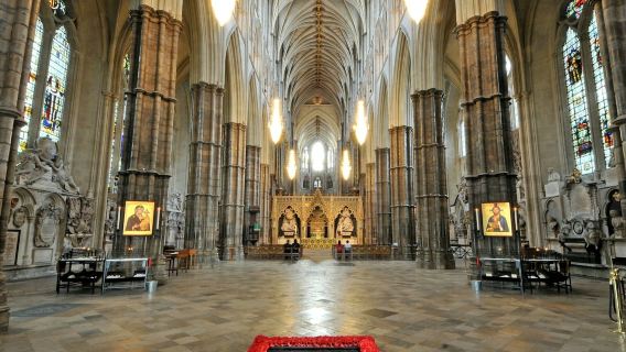 Tur berpemandu ke Westminster Abbey dengan pilihan naik London Eye + minuman ringan