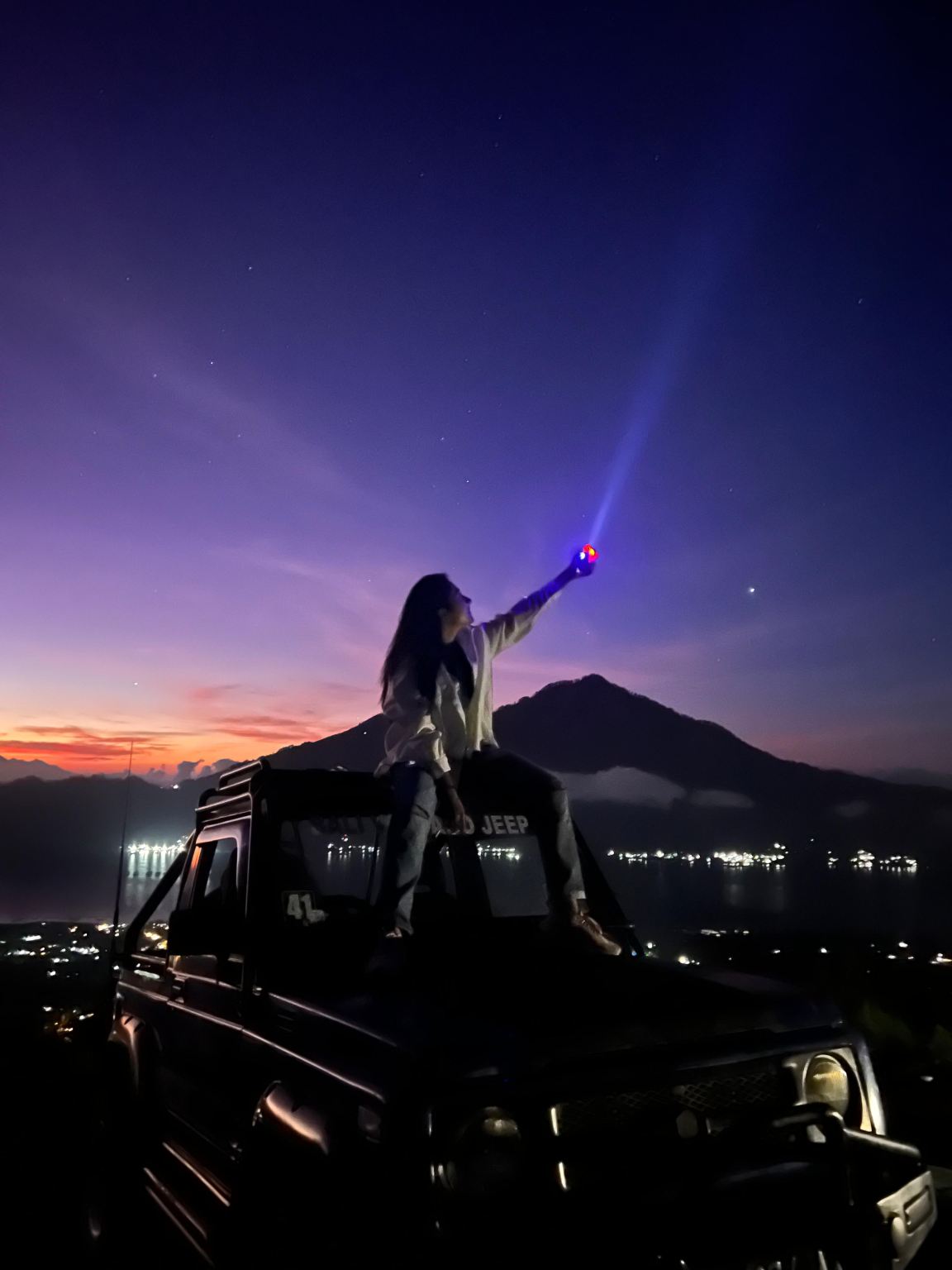 Mount Batur Jeep Sunrise Day Tour with Photographer, Rice Terrace and Waterfall