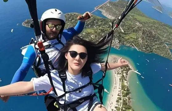 費特希耶滑翔傘飛行體驗【土耳其滑翔傘 費特希耶滑翔傘含照片視頻 俯瞰蔚藍死海 跳島遊】