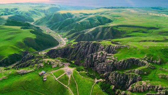 Hohhot Partenza: tour giornaliero in auto privata al Geoparco vulcanico di Wulanhada e Huitengxile