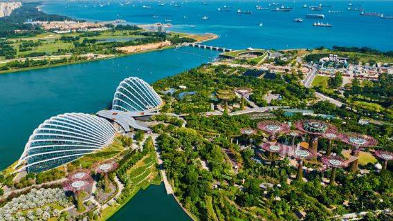 Singapore: Gardens by the Bay & Jurassic World kèm dịch vụ đón khách