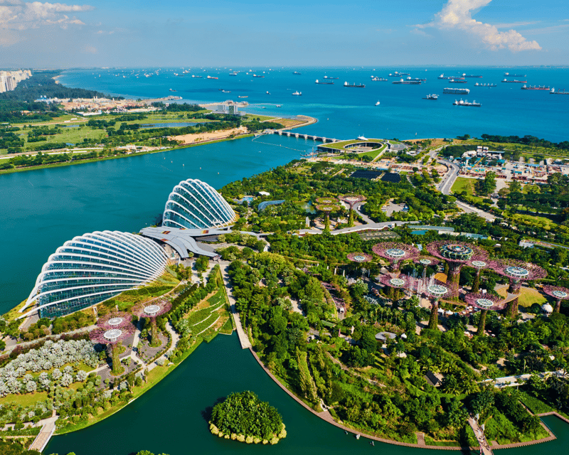 Singapore: Gardens by the Bay & Jurassic World with Pickup